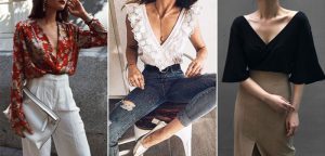 เสื้อคอวี 20 สไตล์ ใส่แล้วคอเรียวสวย!