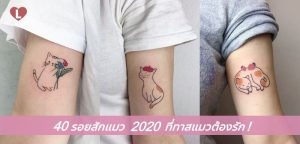 40 รอยสักแมว 2020 ที่ทาสแมวต้องรัก!