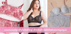 รวมแบรนด์ชุดชั้นในไซส์ใหญ่ สำหรับสาวพลัสไซส์และอกดูมดูม!!
