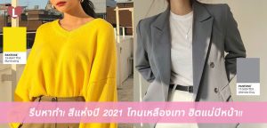 รีบหาทำ! สีแห่งปี 2021 โทนเหลืองเทา ฮิตแน่ปีหน้า!!