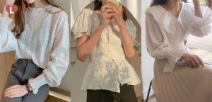 แฟชั่นเสื้อขาวแต่งระบาย ใส่ทำบุญพลิ้วๆ หวานๆ