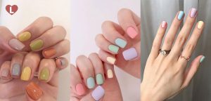 ไอเดียทาเล็บเจลแบบ Colorful น่ารักๆ ทำเองที่บ้านได้!!