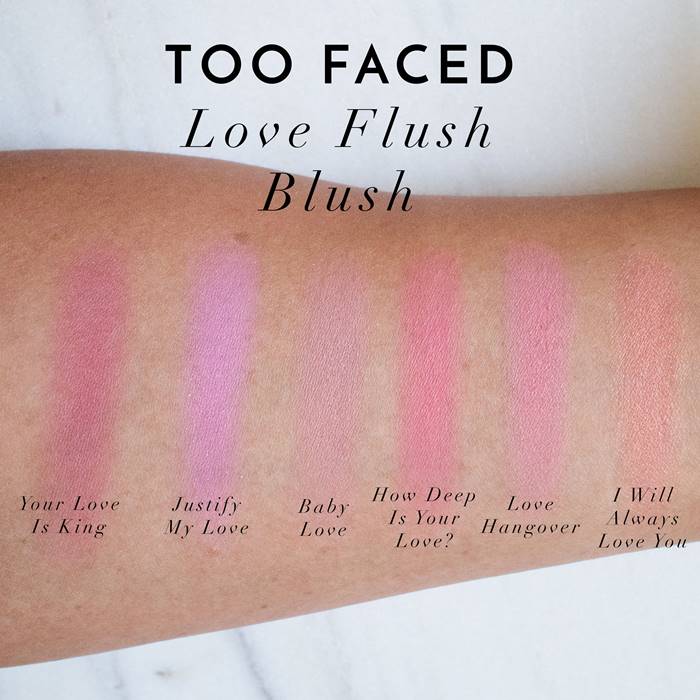 too faced love flush