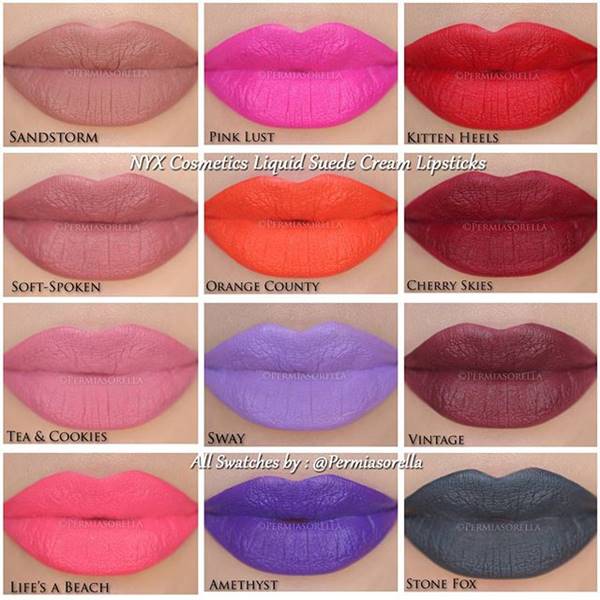  NYX Liquid Suede รีวิว