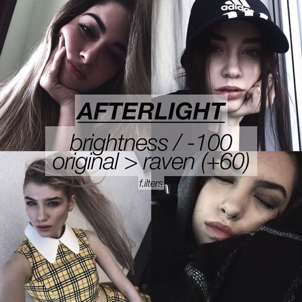 สูตรแต่งรูป afterlight