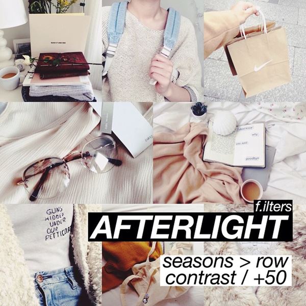 สูตรแต่งรูป afterlight