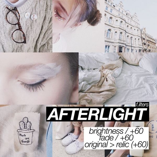 สูตรแต่งรูป afterlight