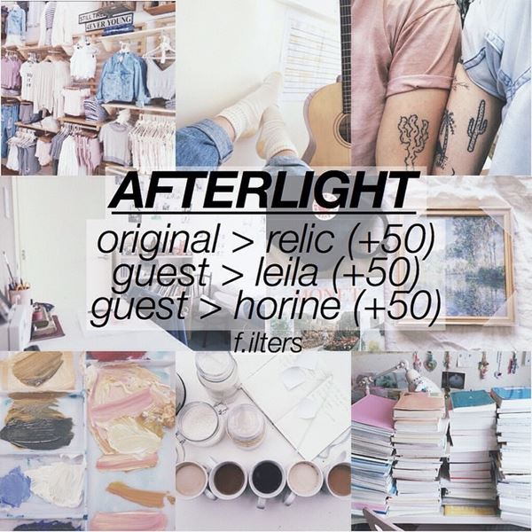 สูตรแต่งรูป afterlight