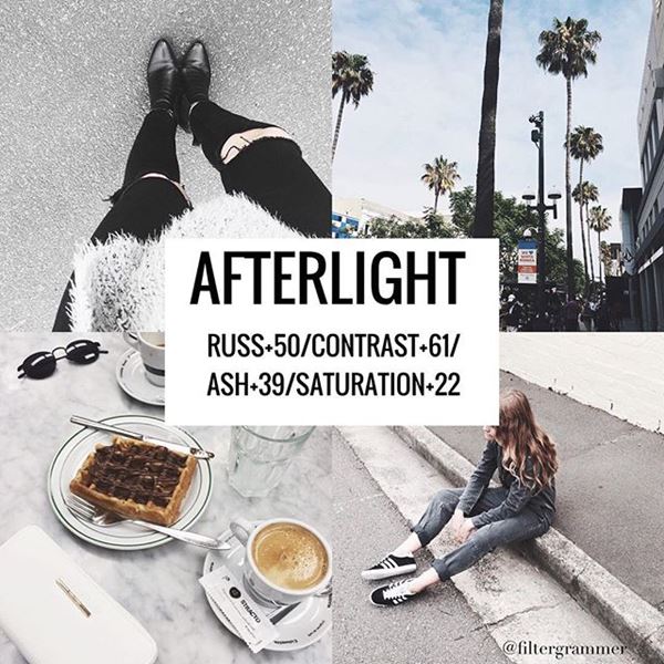 สูตรแต่งรูป afterlight