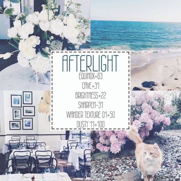 สูตรแต่งรูป afterlight