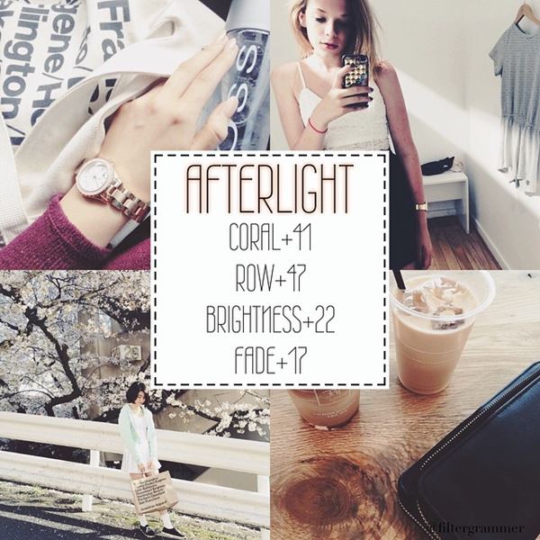 สูตรแต่งรูป afterlight