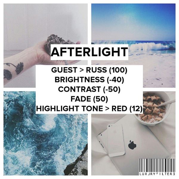 สอนแต่งรูป afterlight