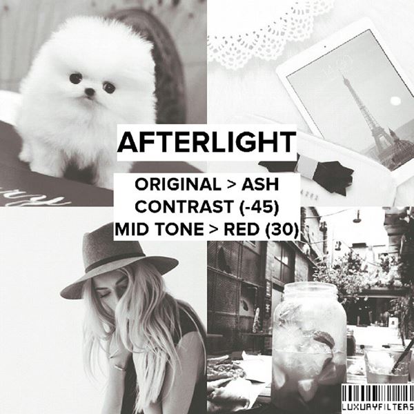 สูตรแต่งรูป afterlight