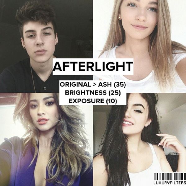 สูตรแต่งรูป afterlight