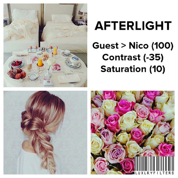 สูตรแต่งรูป afterlight