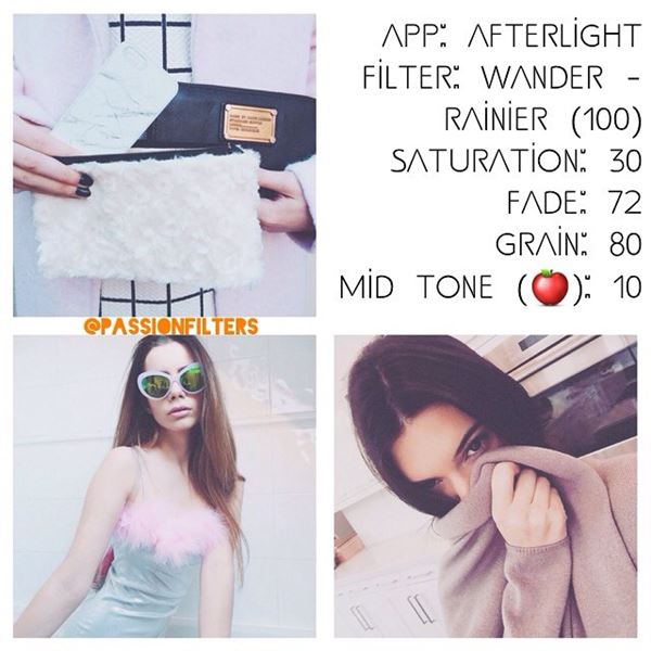 สูตรแต่งรูป afterlight