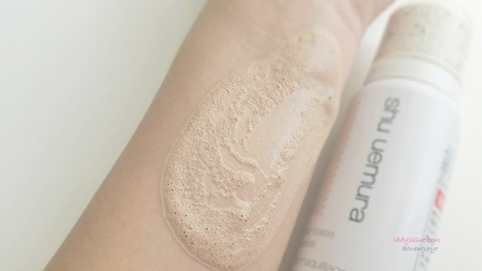 shu uemura under base mousse spf30 รีวิว