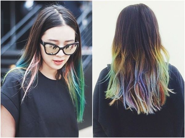 Rainbow Dip Dye