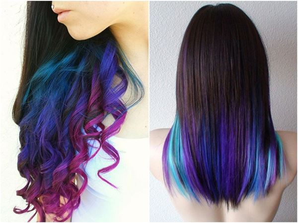 Rainbow Dip Dye