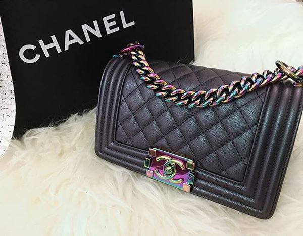 Chanel Boy Iridescent