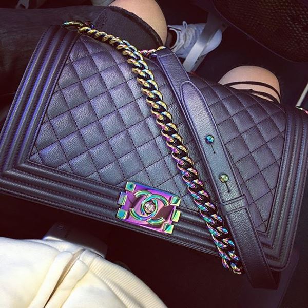 Chanel Boy Iridescent