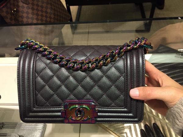 Chanel Boy Iridescent