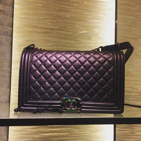 Chanel Boy Iridescent