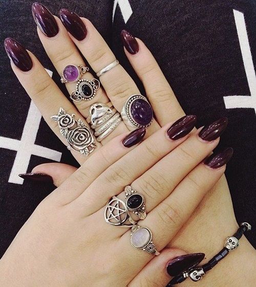 แฟชั่นเล็บ Grunge nail