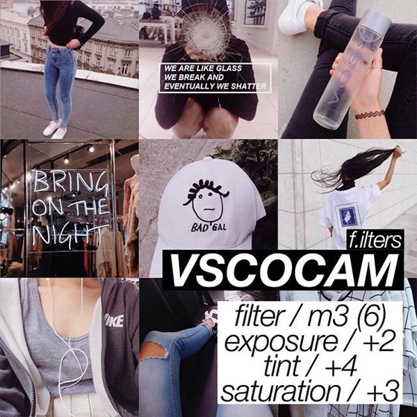 สูตรแต่งรูป VSCO