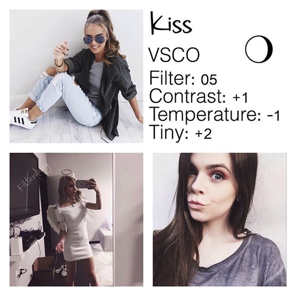 สูตรแต่งรูป VSCO