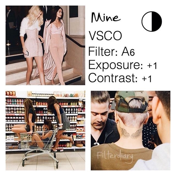 สูตรแต่งรูป VSCO