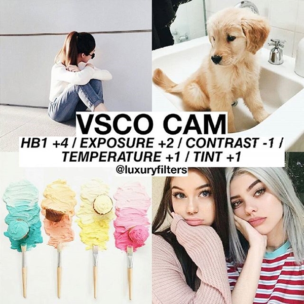 สูตรแต่งรูป VSCO