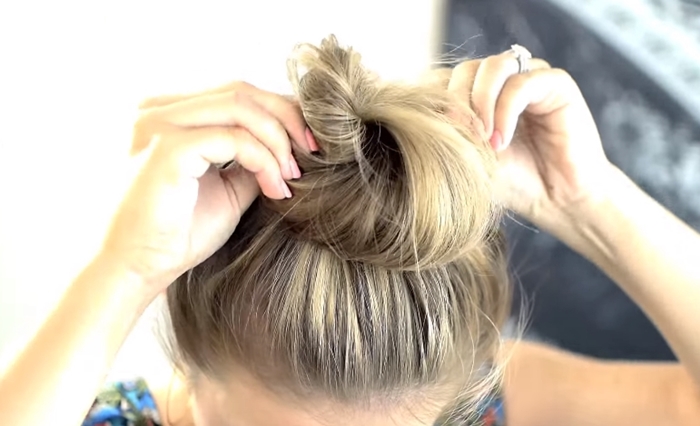 Messy Bun ผมสั้น