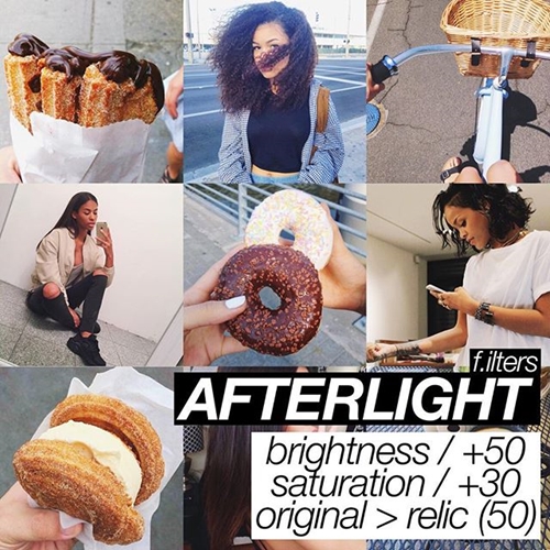 สูตรแต่งรูป Afterlight