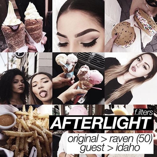 สูตรแต่งรูป Afterlight