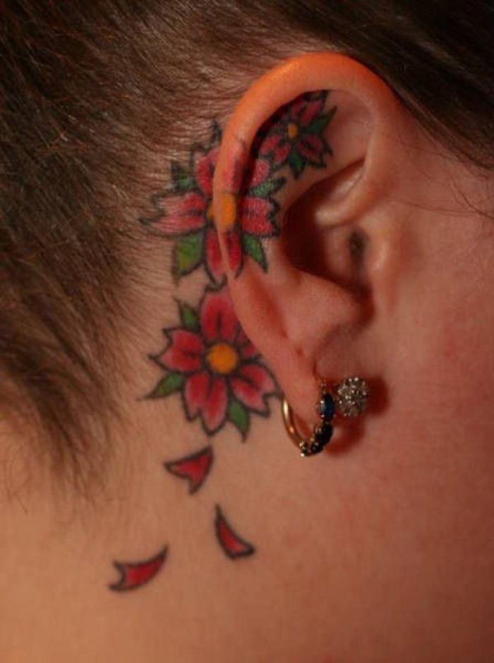 40-Flower-ear-tattoo