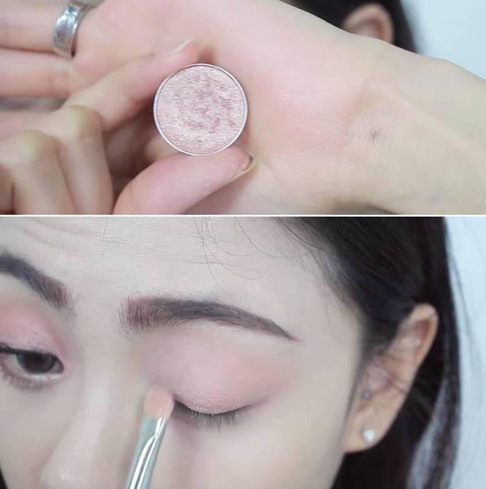 แต่งตาสีชมพู