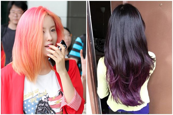 ไอเดียสีผม Ombre