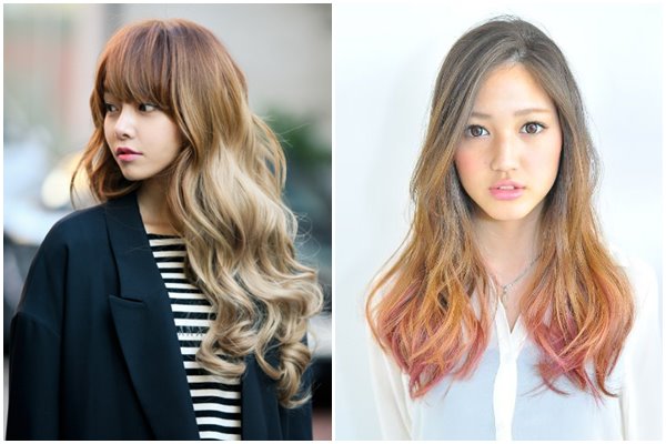 ไอเดียสีผม Ombre