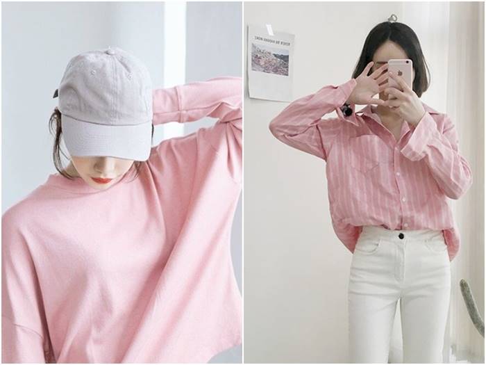 เสื้อสีชมพู