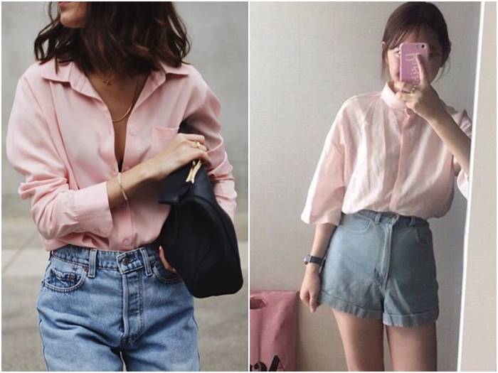 เสื้อสีชมพู
