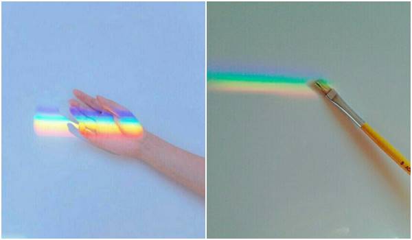 ไอเดียแต่งรูป แสงสีรุ้ง