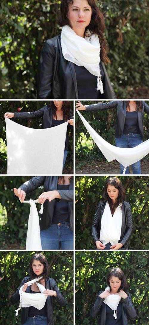 วิธีผูกผ้าพันคอ